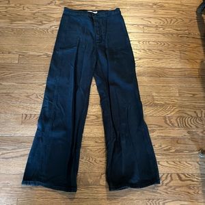 Levi’s ribcage wide legged black jeans size 27